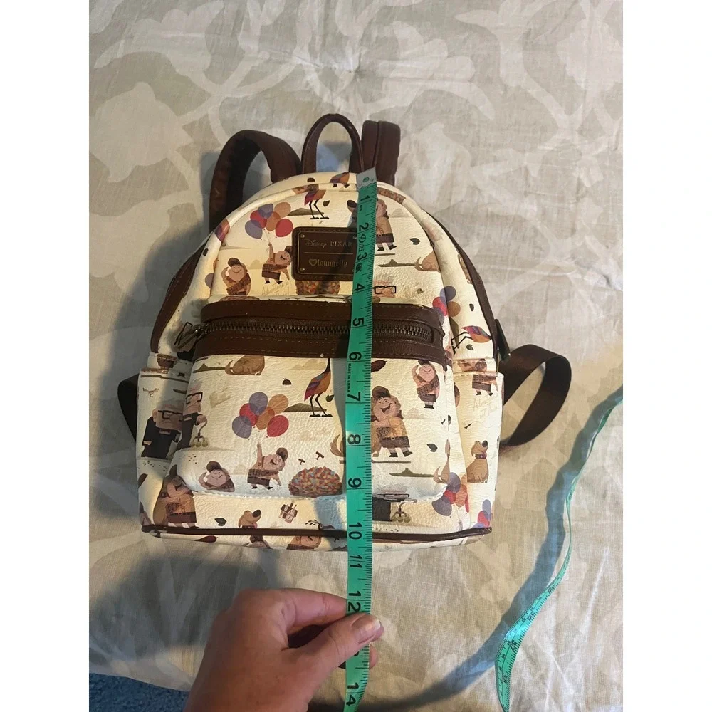 Loungefly Disney Pixar Up Mini Backpack Brown Trim Carl Russell Dug Kevin Bag - Picture 14 of 14